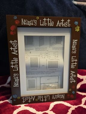 New.  Nana's Little Artist Brown Photo Frame